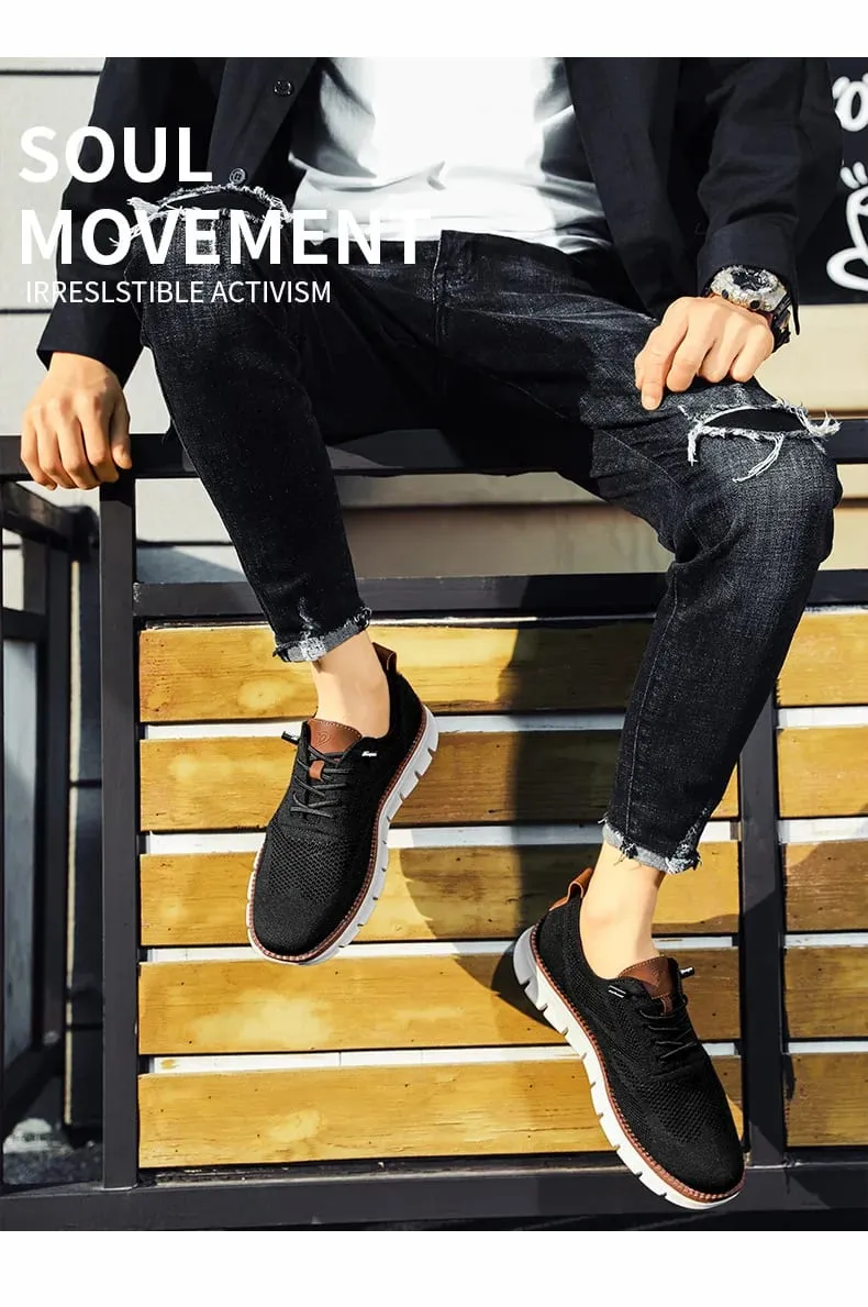 Men Casual Shoes Breeze Stylish Oxfords Fashion Formal Business Urban Breathable Shoes for Male Non Slip Dress Sneakers for Man — image 10