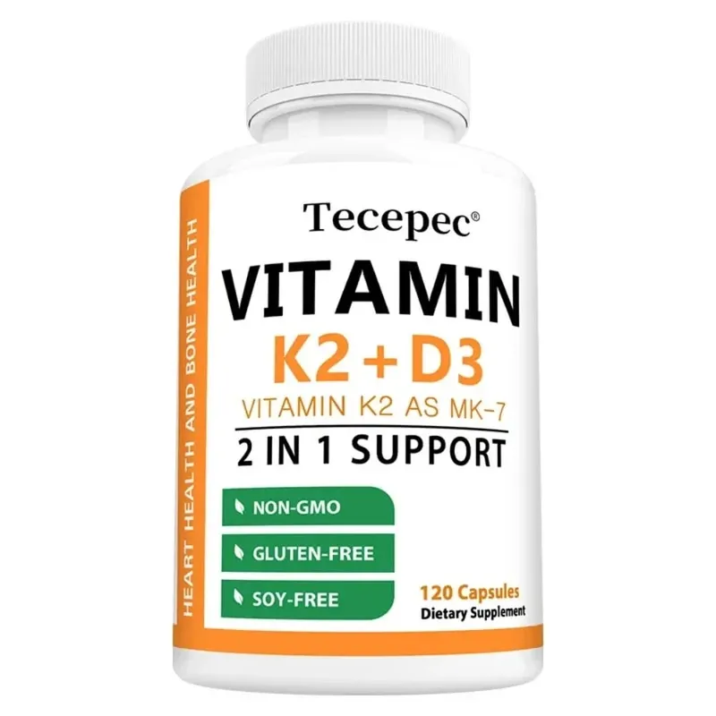 Vitamin D3 + K2 Softgels 2-in-1 Complex Bone Teeth & Immune Health Support Immune System Booster — image 9