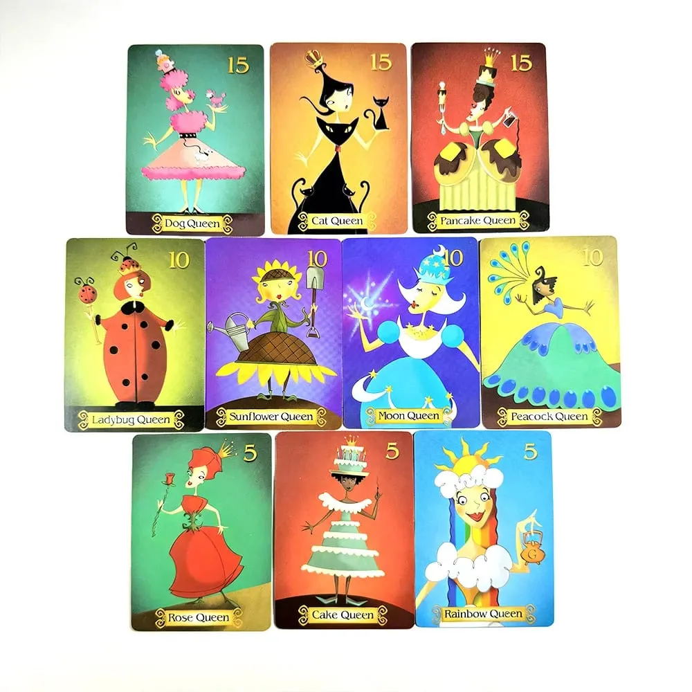 The Sleeping Queens Card Game Buong English Version Family Board Game 2-5 na Manlalaro Strategy Card Game para sa Matanda Mga Regalo sa Party — image 4
