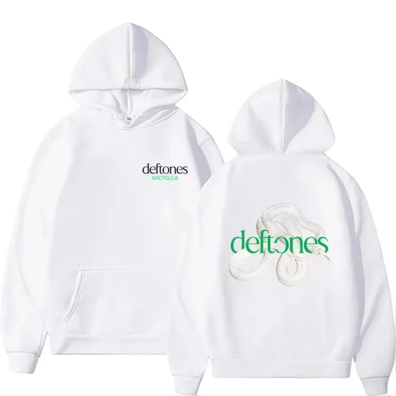 2026 New Snake Graphic Print Unisex Hoodie Retro Alternative Heavy Metal Long Sleeve Pullover Sweatshirt Vintage Music Style Cas — image 2