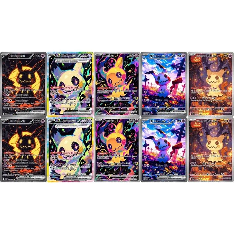 TCG Collection Cards Mimiku DIY High Quality Self Made Single Card Classic Game Anime Card Gift Toy
