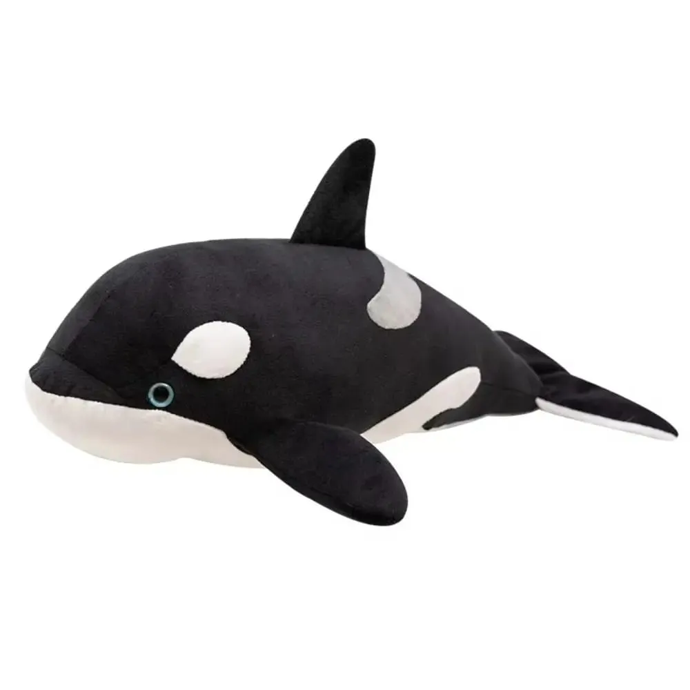 Animal Cartoon Simulated Killer whale Dolls PP Cotton Funny Great White Shark Plush Toys 32cm Kawaii Animals Plush Pillow — image 4