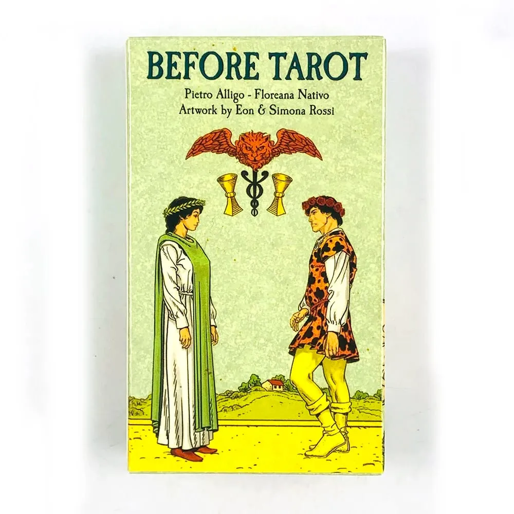 Before Tarot Deck 78 Tarot Cards English Visions Mysterious Divination Board Game Cards Game Spiritual Supplies for Tarot Lovers