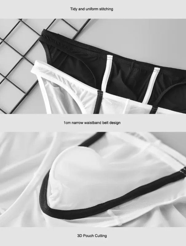 MAN Men Underwear Sexy Low Rise Briefs Tangas Sexis De Hombre Breathable Men Underwear Brief 2-Pack — image 17