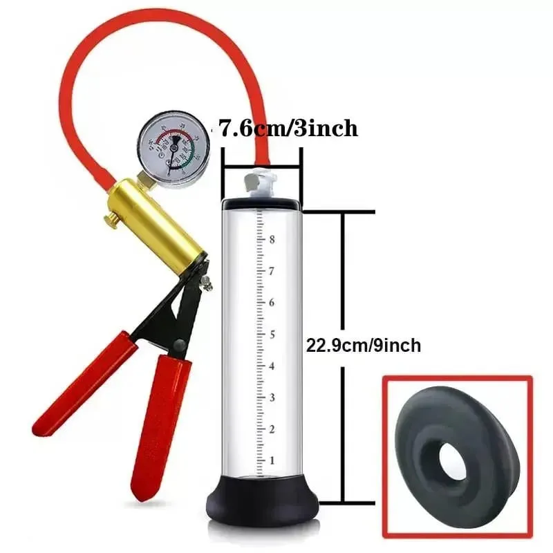 Electric Penis Vacuum Pump with Digital Display Male Enlargement Extender Trainer Rechargeable Adult Masturbation Sex Toy — image 29