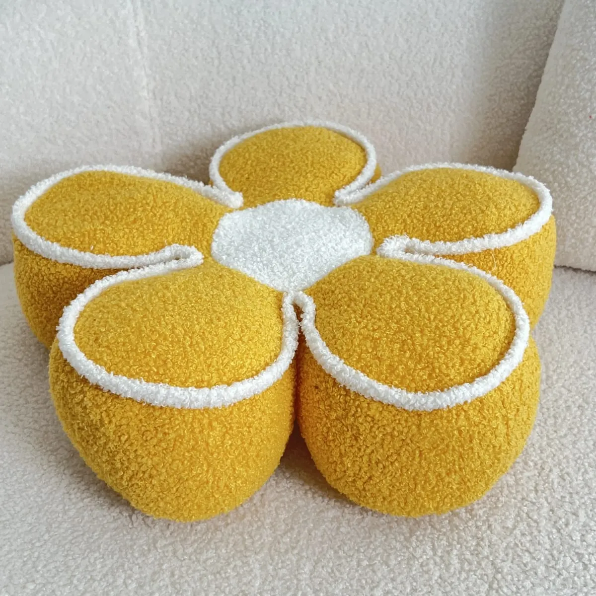 Luxury Sunflower Petal Flower Pillow Sofa Living Room Cushion Bay Window Bed Decor Headrest Backrest Pad PP Cotton Filled Pillow — image 10