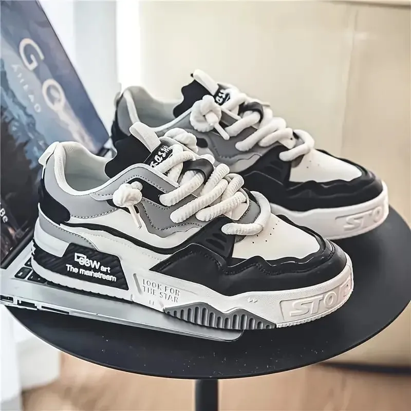 1 Pair of Men's Sports and Casual Shoes Outdoor Versatile Flat Shoes Trendy Vacation Casual Shoes — image 3