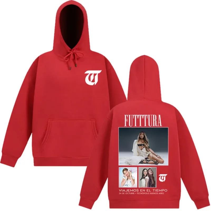 Singer TINI STOESSEL Futtura Album 2025 Tour Hoodie Men Women Aesthetic Trendy Sweatshirts Long-sleeved Loose Harajuku Pullover — image 9