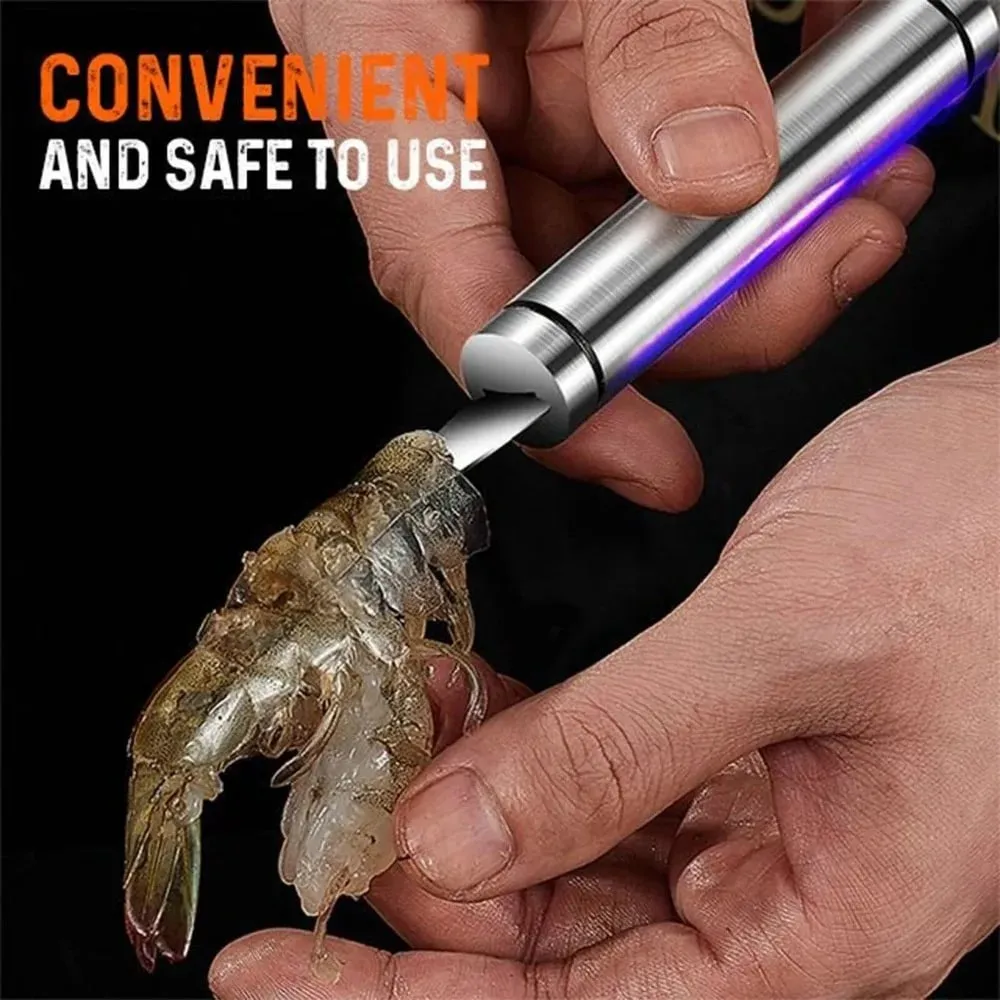 Seafood Tools Multifunctional Fast Shrimp Peeler Stainless Steel Shrimp Line Cutting Scraping Digging Fish Scales Knife Kitchen — image 4