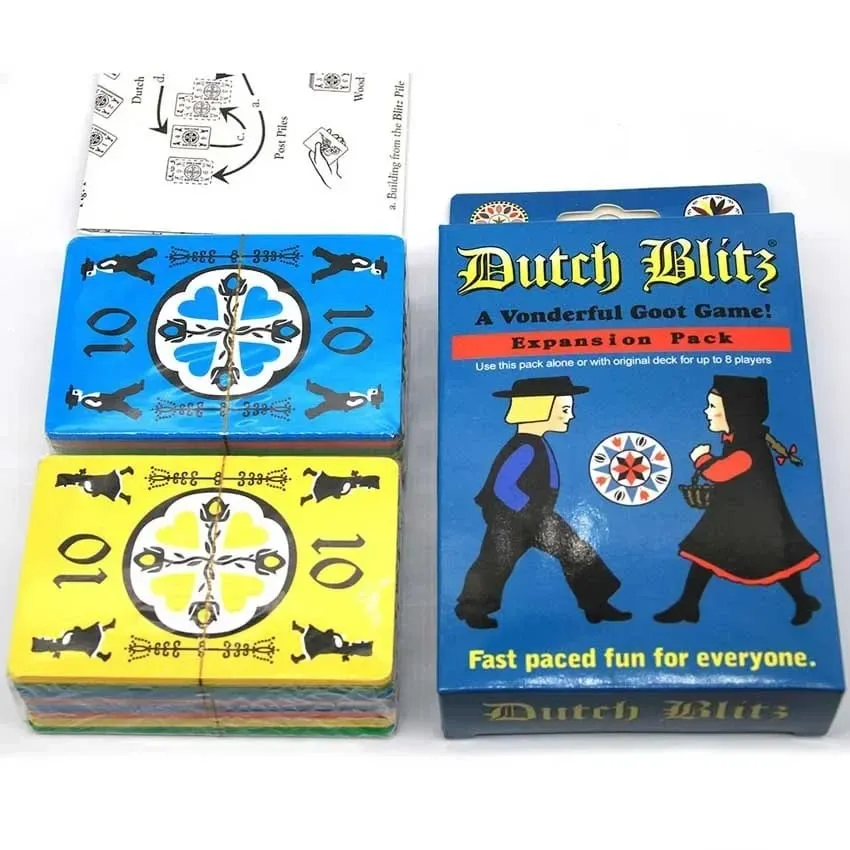 Dutch Blitz O jogo de cartas original de ritmo rápido contém 160 cartas, rápido e fácil de aprender, ótimo jogo de família para todos, para 2 — image 4
