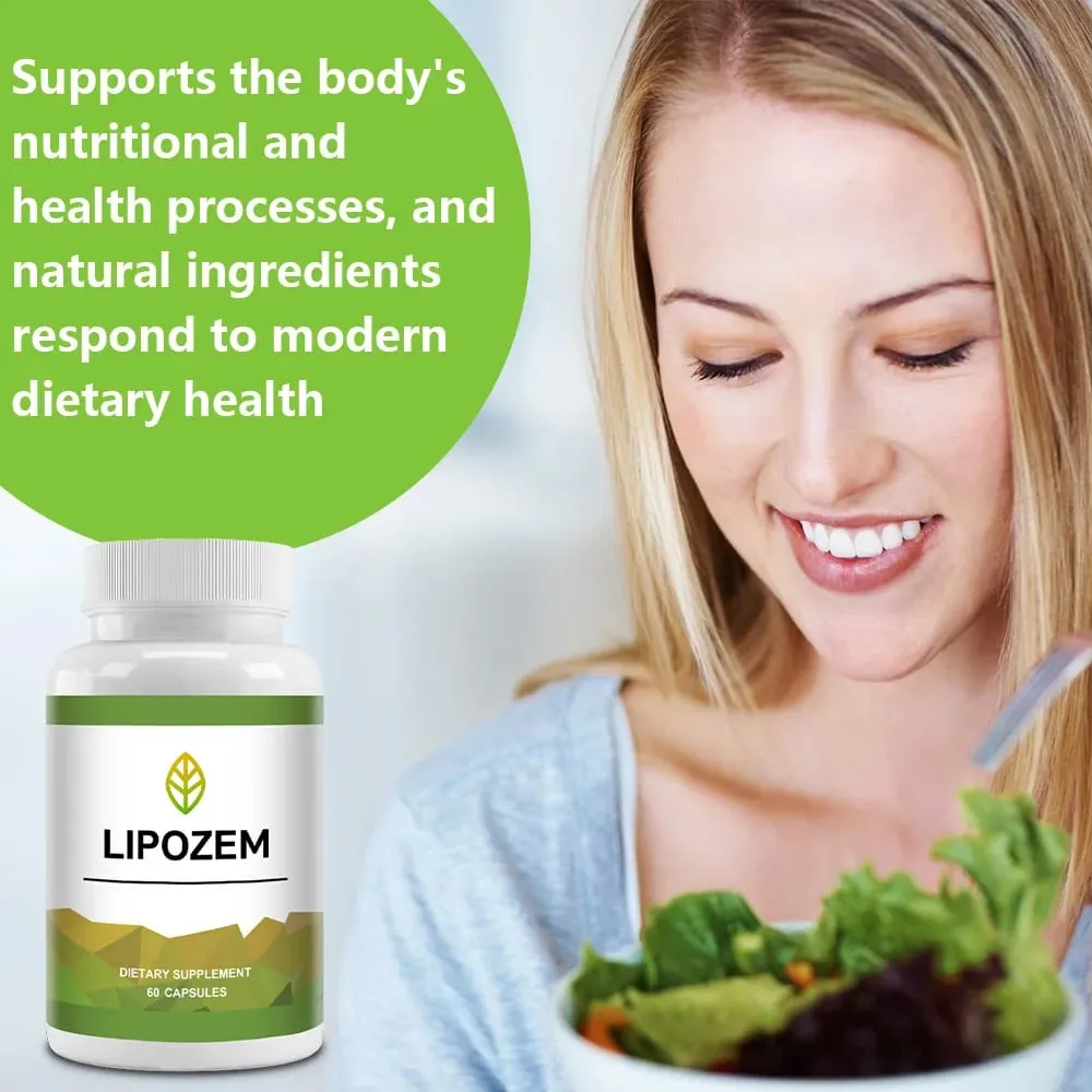Lipozem for Weight Management Daily Supplement Gut Health 60 Capsules Metabolism — image 2