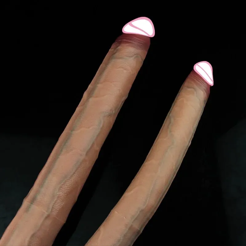 Silicone Double Ended Dildos Super Long Penis Vaginal G-spot Massage Orgasm Lesbian Masturbator anal plug Butt Plug Sex Toys — image 3