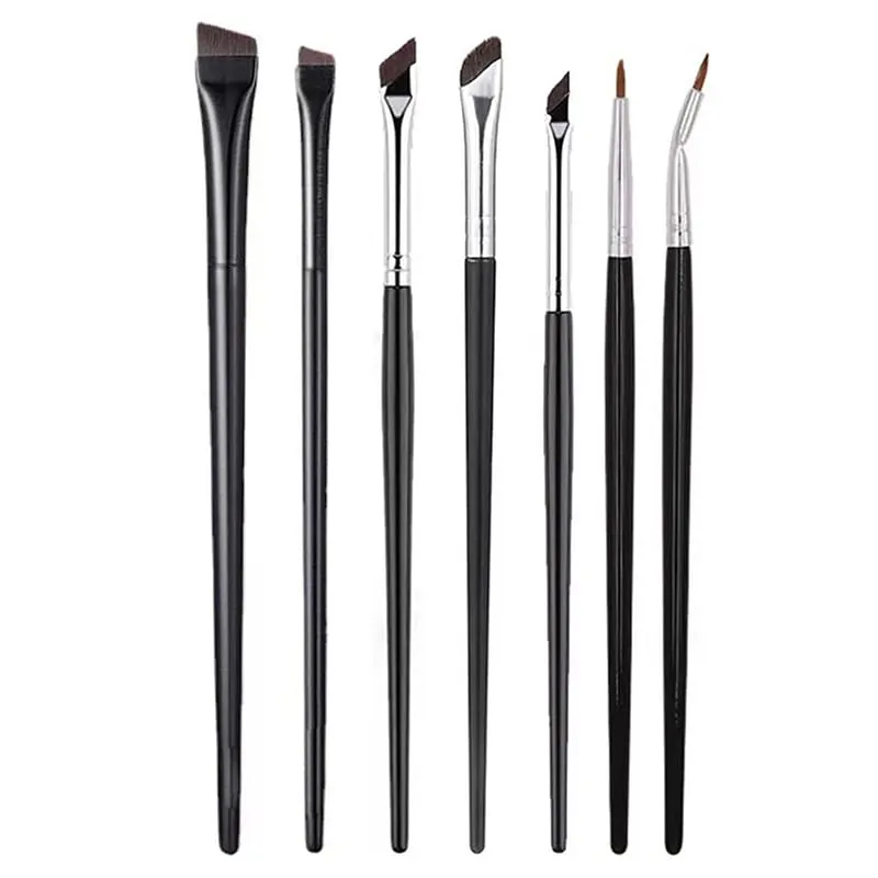 1pc Eyeliner Brushes Angled Liner Makeup Brush Pointing para sa Gel Liquid Powder Synthetic Hair Eyes Cosmetic Tools