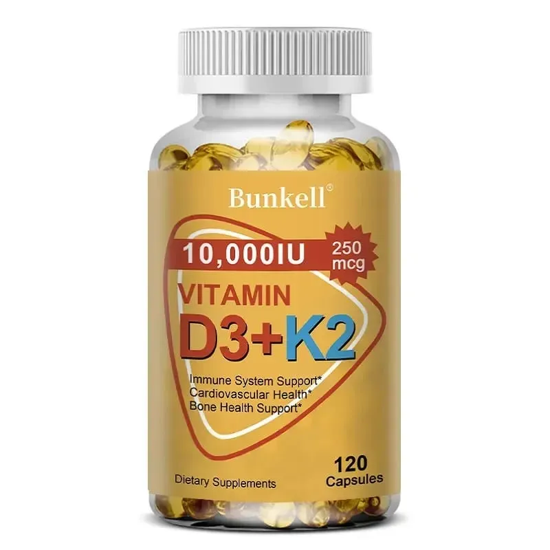 Natural Vitamin D3 K2 Softgels for Heart Joint and Bone Health D3 K2 Multivitamin Supplement — image 9