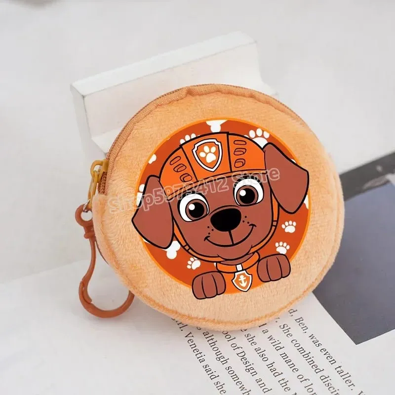Paw Patrols Round Wallet Cute Keychain Bag Printing Coin Zipper Purse Anime Small Change Bags Convenient Mini Storage Pouch Gift — image 13