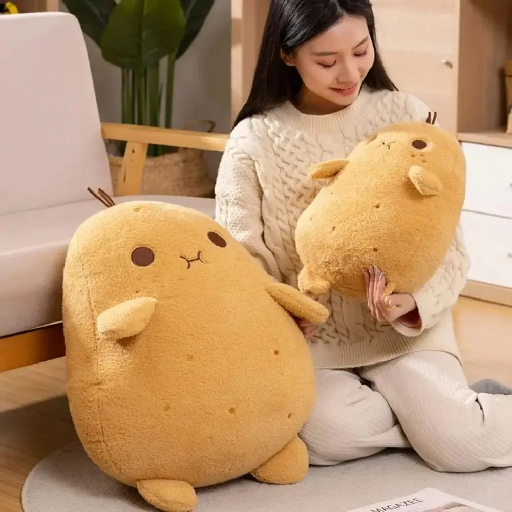 Cushion Farm PP Cotton Small Potato Fluffy Stuffed Funny Food Mini Ins Plant Spud Throw Pillow Birthday Gifts — image 5