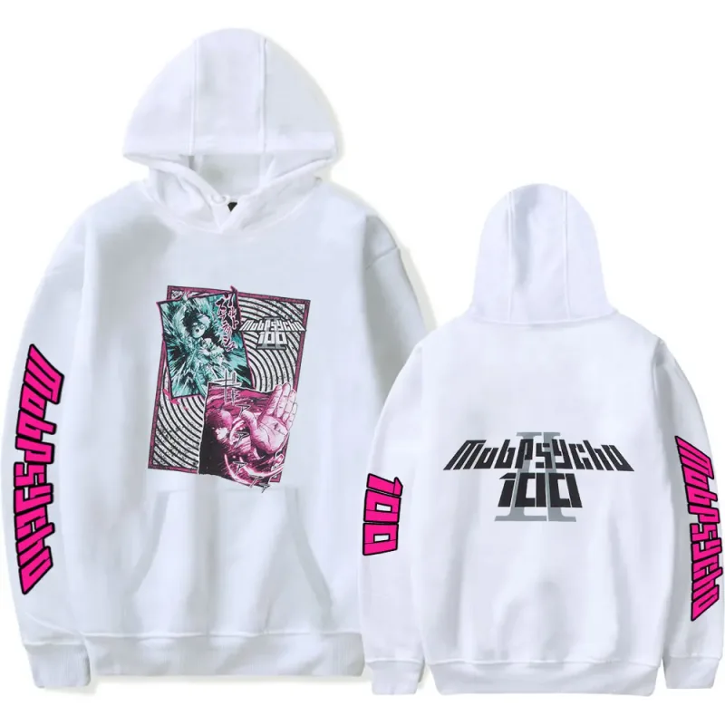 Anime Manga Mob Psycho 100 Reigen Arataka Fashion Hooded Sweatshirts Winter Essentials Hoodies Sweaters Thick Sweater Sweatshirt — image 6
