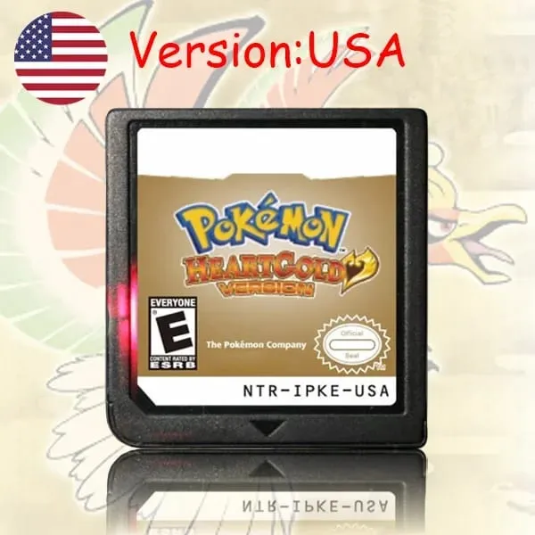 Pokemon Series DS ตลับเกม Diamond Platinum Pearl HeartGold SoulSilver สีดำสีขาวหลายภาษาสำหรับ NDS/2DS — image 4