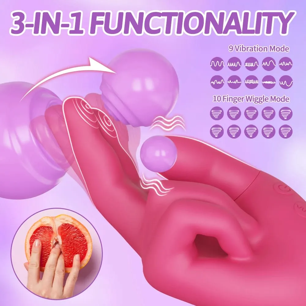 Wiggle Finger Vibrator for Women Sex Toys G-Spot Vagina Vibrator Heating Vibrators Female Masturbator Clitoris Clit Stimulator — image 3