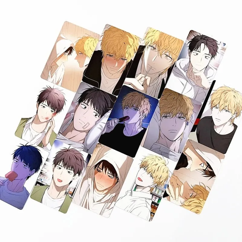 14Pcs/Set Yang Il-woo and I Manhwa Lomo Cards Yang Ilwoo & Jang Baekhee BL Webtoon Photo Cards for Fans Collection & Gift — image 1
