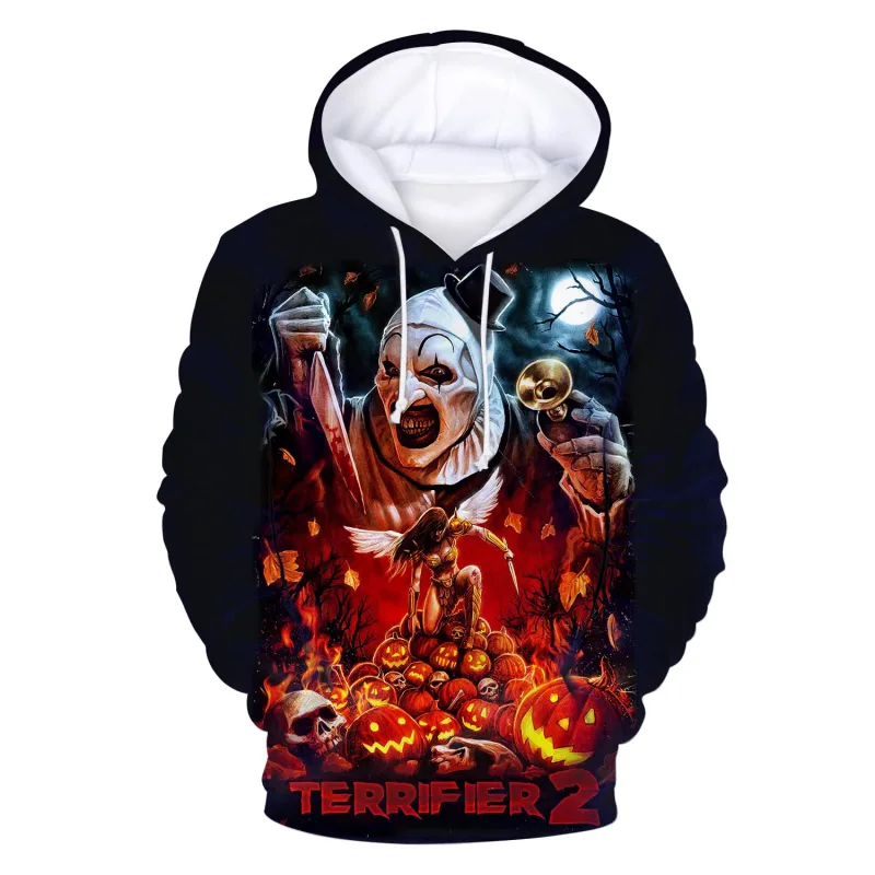 Horror Movie Terrifier 3D Print Hoodies Men Women Casual Streetwear Fashion Hoodie Sweatshirts Pullovers Tracksuits Man Clothing — image 18