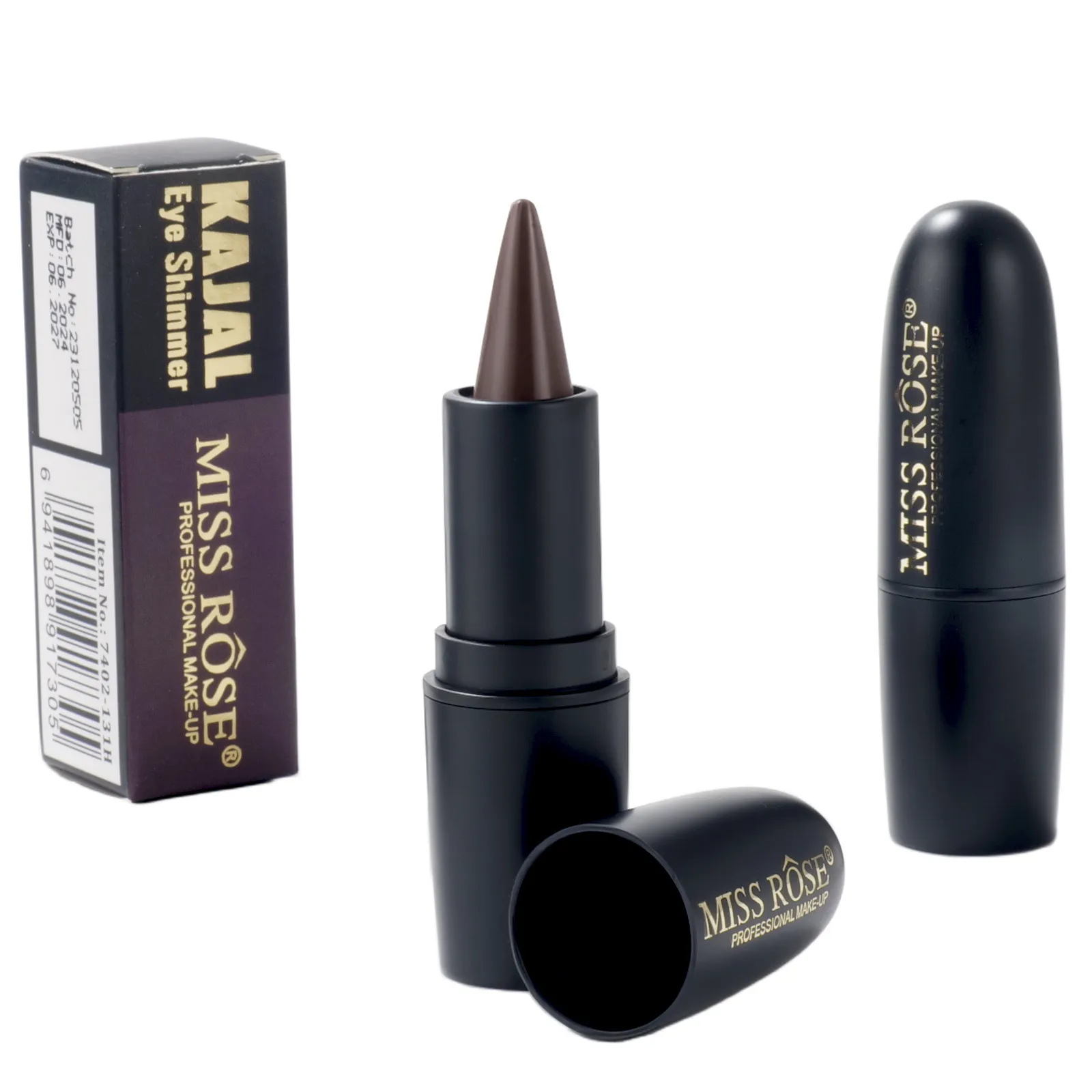 3 Colors Pointed Eyeliner Gel Pen Waterproof Rich Pigment Single Shade Smudge-proof Long Lasting Eye Makeup Liner Pen — image 4