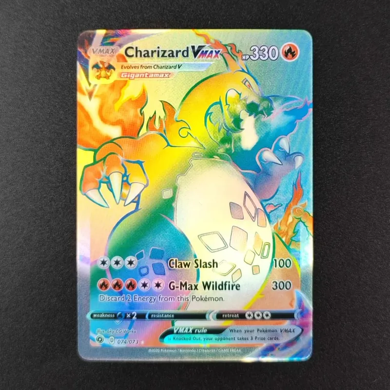 DIY Pokemon Cards Mega Charizard X EX PFL EN 130/094 125/094 Hyper Rare Collectibles PTCG Trading Card — image 7