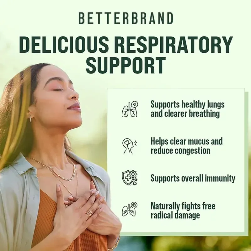 Mullein Gummies - Supports Clear Lungs & Respiratory Health Natural Detoxification Enhanced Immune Function