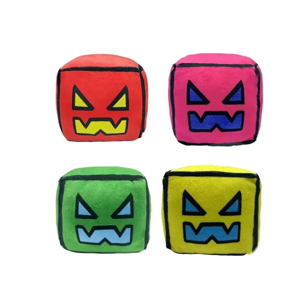 Geometry Plush Toy Cube Volume Wood Stuffed Animal Plushie Doll Toys for Kids and Gaming Fans Children's Day Birthday Gift — image 2