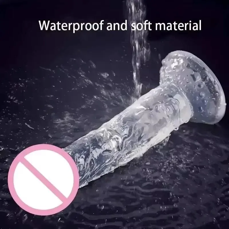 Dildos Sex Toys Dick Cheap Soft Female Vagina Clitoris Anal Masturbators Penis with Suction Cup 5 Colors Consolador Dildo Gode