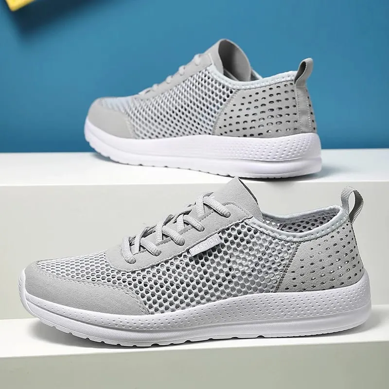 Men Soft Sport Shoes Breathable Fashion Mesh Running Shoes Comfortable Man High Quality Outdoor Lightweight Sneakers for Men — image 6