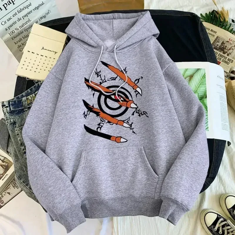 2026 Anime and manga printed hoodies for men and women, hooded pullovers for spring and autumn, comfortable sportswear tops — image 10