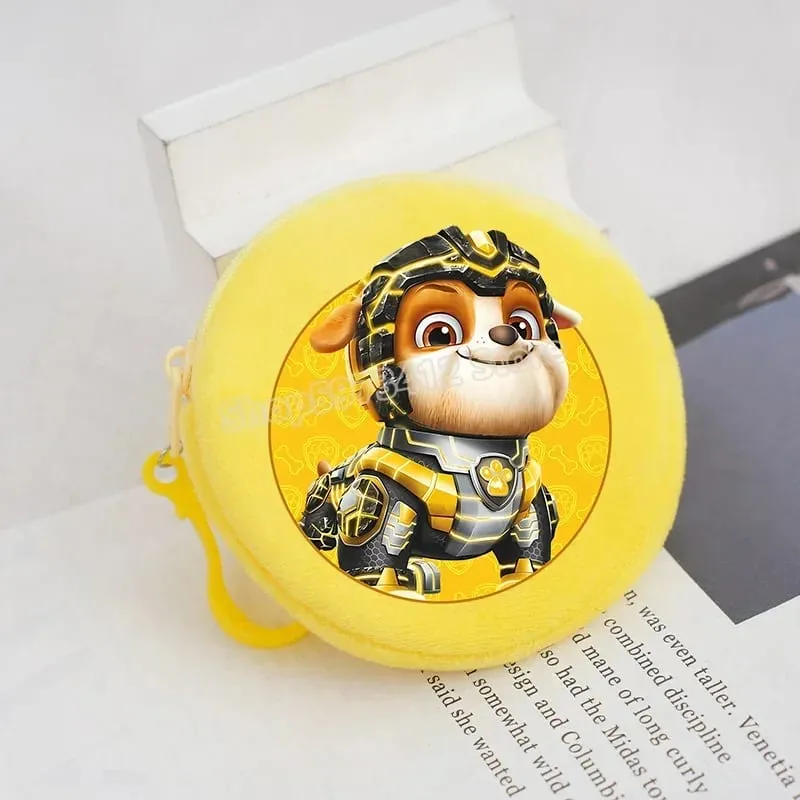 Paw Patrols Round Wallet Cute Keychain Bag Printing Coin Zipper Purse Anime Small Change Bags Convenient Mini Storage Pouch Gift — image 27