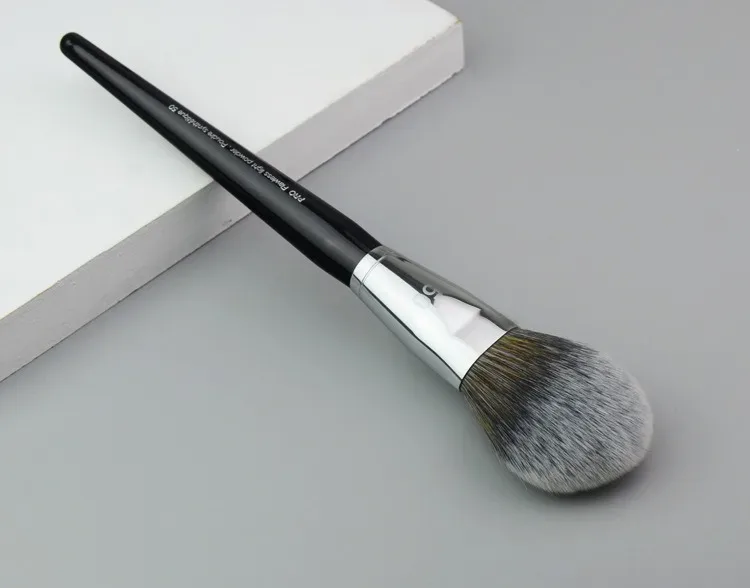 1 piece Pro Round Powder Makeup brushes Setting Make up brush Powder Contour synthetic Hair Angled Foundation wood handle