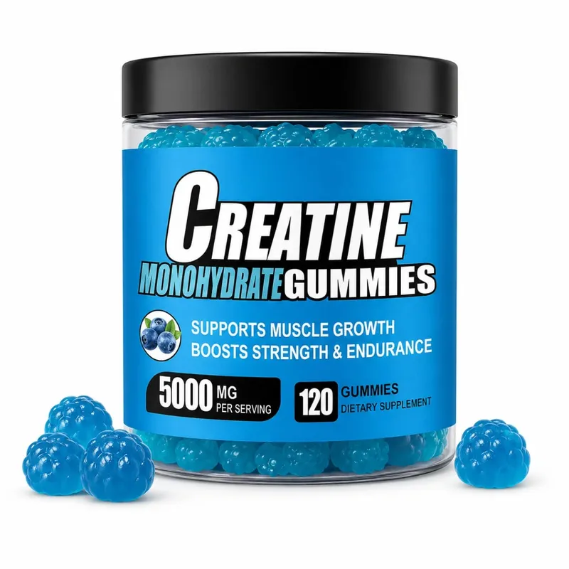 Creatine Monohydrate Gummies 5000mg Per Serving 120 Gummies for Muscle Strength Endurance & Energy Dietary Supplement