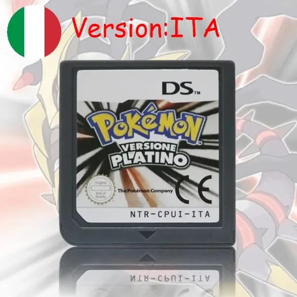 Cartouche de jeu NDS série Pokemon platine perle diamant HeartGold SoulSilver USA/EUR/FRA/ITA/NOE/AUS/ESP Version pour NDS