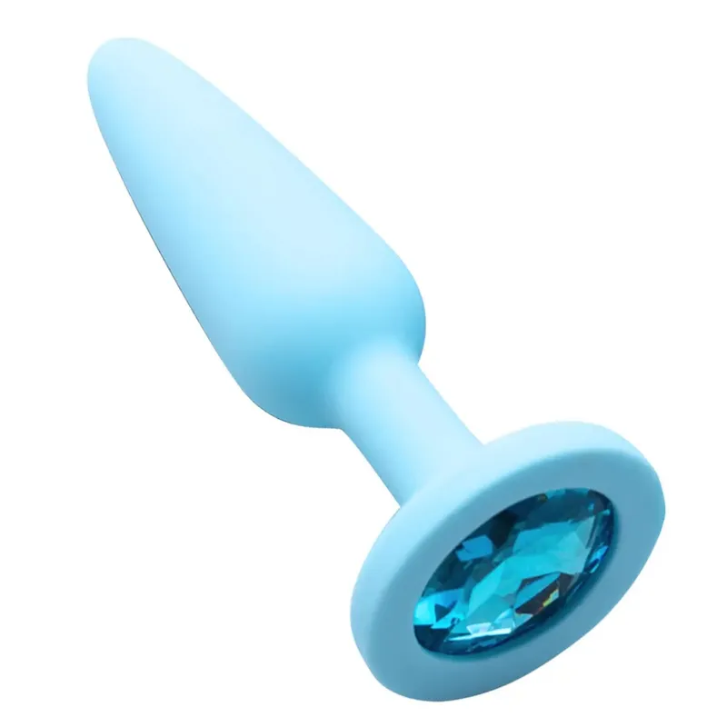 Silicone Anal Plug for Woman 3 Sizes Butt Plug Crystal Base Sex Toys Anal Toys Sex Stopper Adult Toys Anal Trainer for Couples — image 9