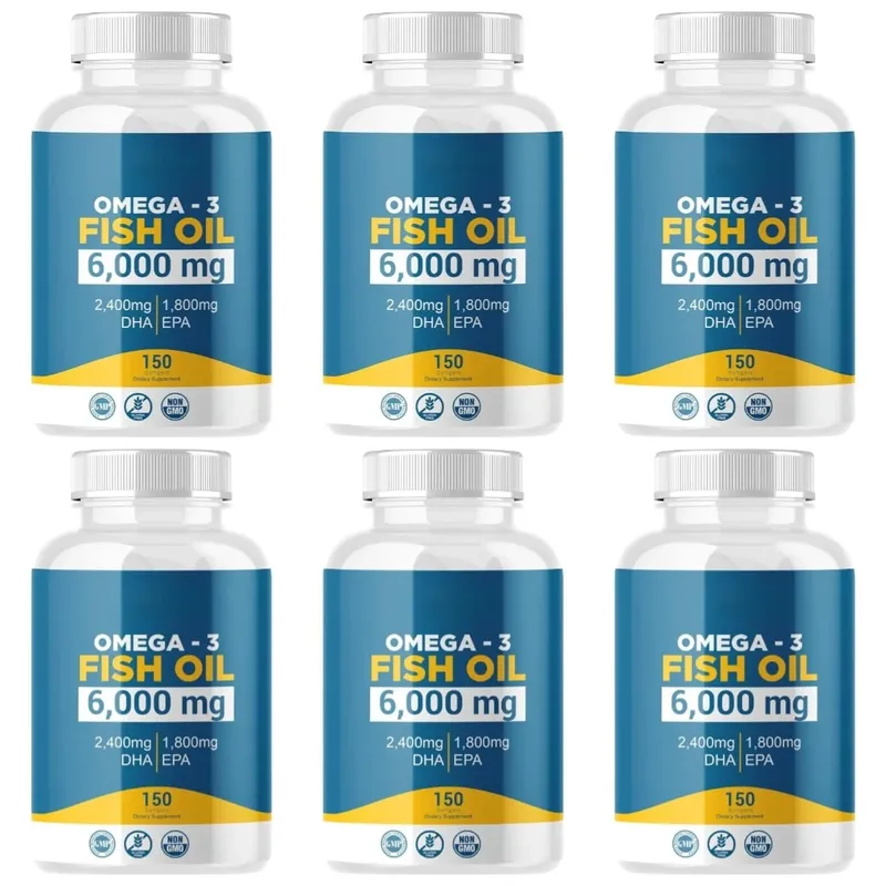 Omega 3 Fish Oil Softgels High Potency EPA DHA Daily Supplement for Adults Supports Joint Immune Health 150 Softgels Non GMO — image 9