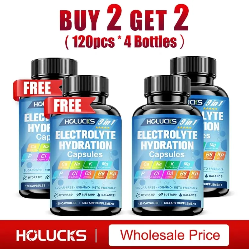 Electrolyte Hydration Capsules Workout Recovery & Muscle Support Energy Production for Fluid Balance — image 11