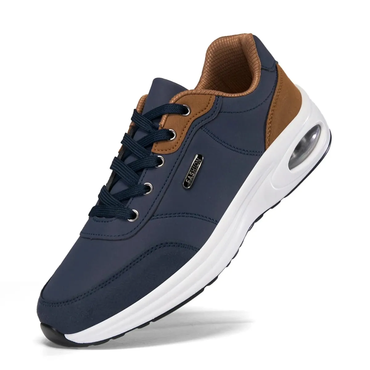 Men's Casual Sports Shoes Waterproof Walking Sports Shoes Casual Men's Leather Sports Shoes Non-slip Shoes Men's Tennis Shoes — image 3