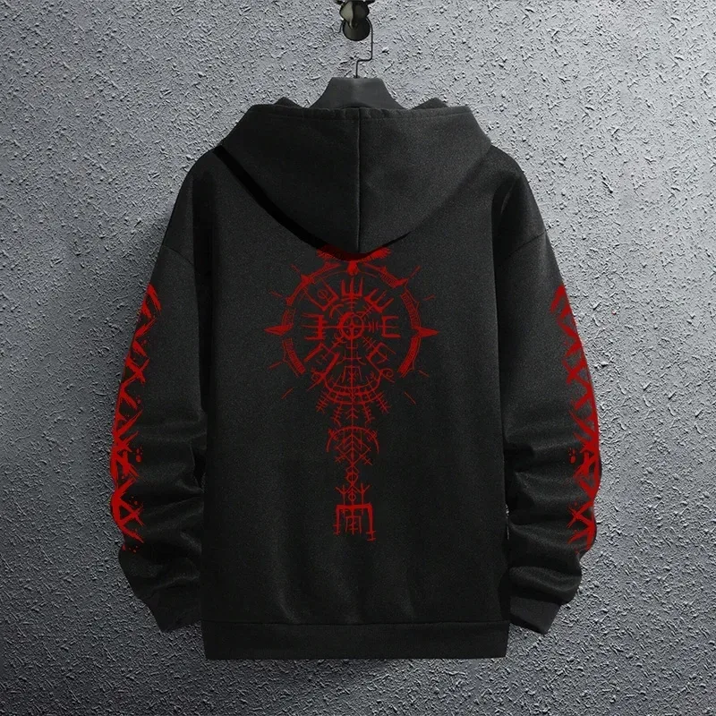 2025 Brand New Black Sweatshirts Autumn Winter Male Daily Casual Sporty Jogging Hoodie Men's Outwear Fashion Pullover — image 17