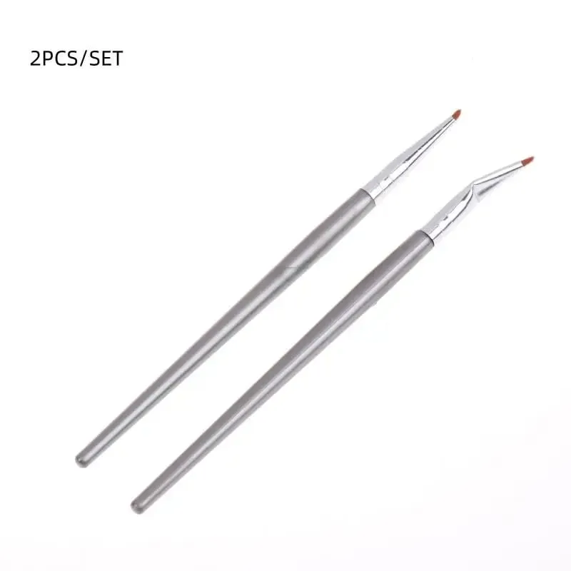 1pc Eyeliner Brushes Angled Liner Makeup Brush Pointing para sa Gel Liquid Powder Synthetic Hair Eyes Cosmetic Tools