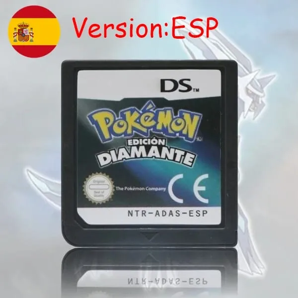 Cartouche de jeu NDS série Pokemon platine perle diamant HeartGold SoulSilver USA/EUR/FRA/ITA/NOE/AUS/ESP Version pour NDS