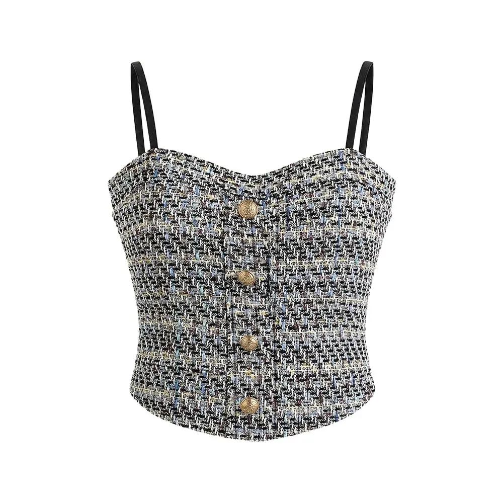 Casual Elegant Summer Tank Tops Slim Underwear Cami Top Shirt Sleeveless Chest Halter Vest Corset for Women
