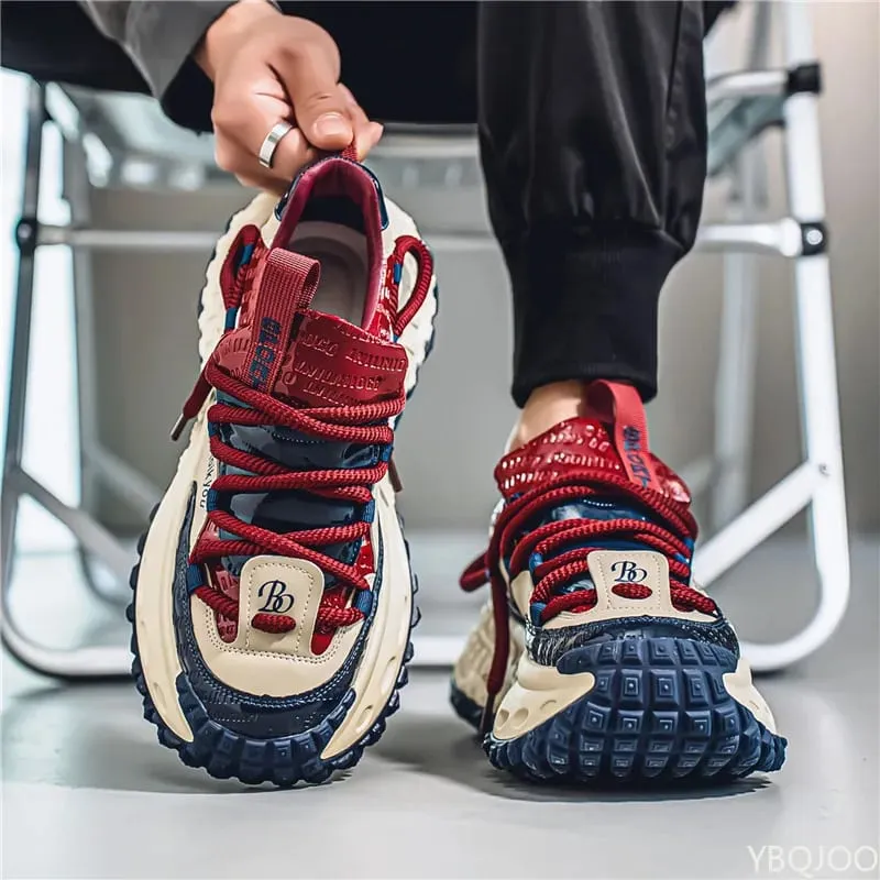 Men's Spring Summer New Fashionable Versatile Thick soled Height Increasing Shoes Casual Comfortable Men's Sports Shoes — image 1