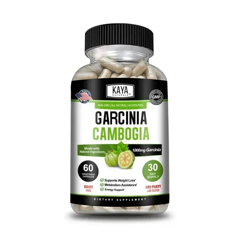 Garcinia Cambogia Extract Capsules 1000 Mg Appetite Suppressant for Men and Women Metabolism Energy Colon Cleansing — image 9