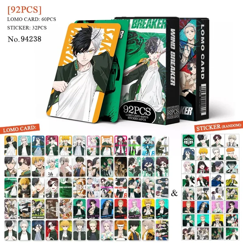 Anime Attack on Titan Lomo Card Pohlednice Hračka Haikyuu Lékárnické deníky Honkai Star Rail Collection Karty s nálepkami Dárek — image 10
