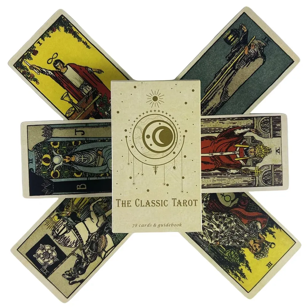 1/3/5 Pcs The Classic Tarot Cards Deck For Easy Beginners Fate Fortune Telling Party Tabletop Board Game Wholesale — image 4