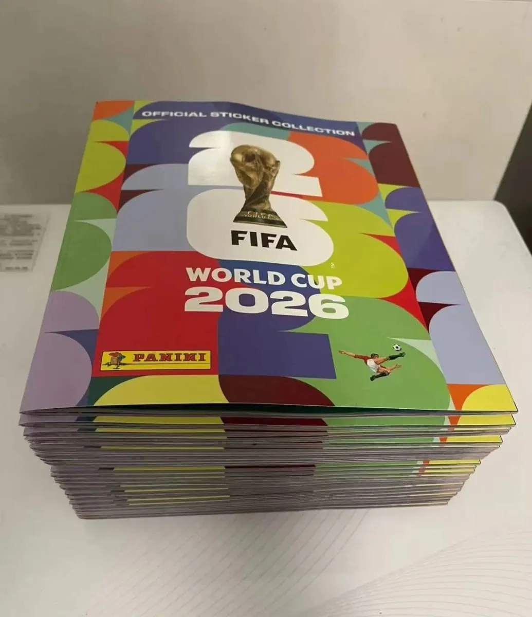 Panini 2026 FIFA World Cup Official Sticker Collection Box - Licensed Full Box with Sticker Album Authentic Football Player