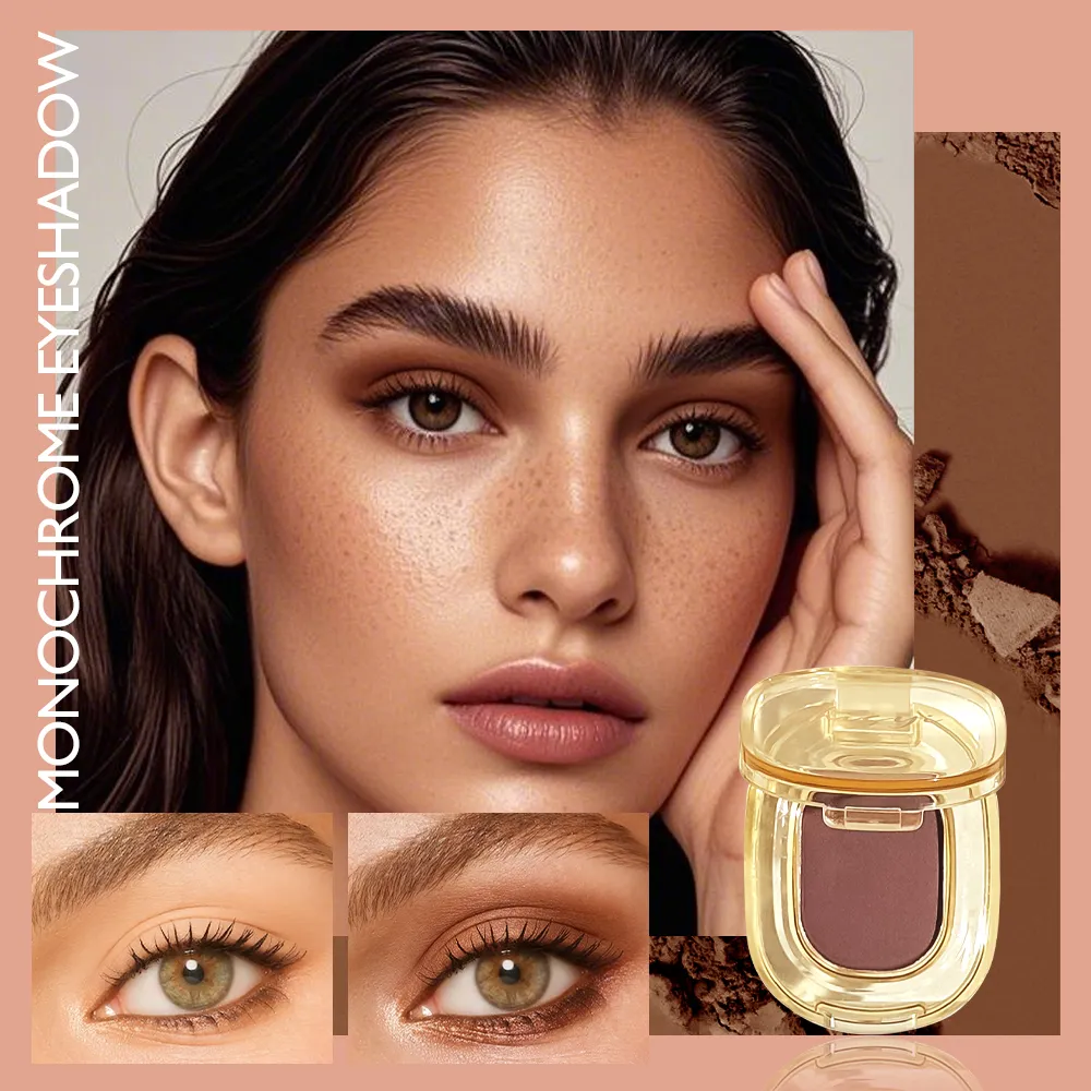 Matte Single Eyeshadow — Brown for Eye Brightening & Face Conceal Long-Lasting Waterproof Easy Blend Multi-Look Xmas & Winter — image 6
